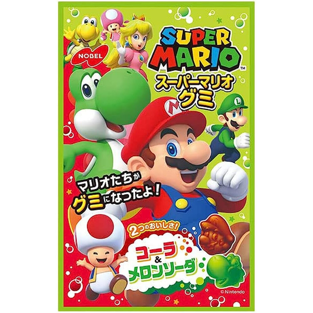 9833012940-日本諾貝爾 NOBEL Mario 軟糖 馬力歐 馬利歐 馬莉歐 瑪莉歐 瑪利歐 瑪麗歐 跑跑先生 日本糖果