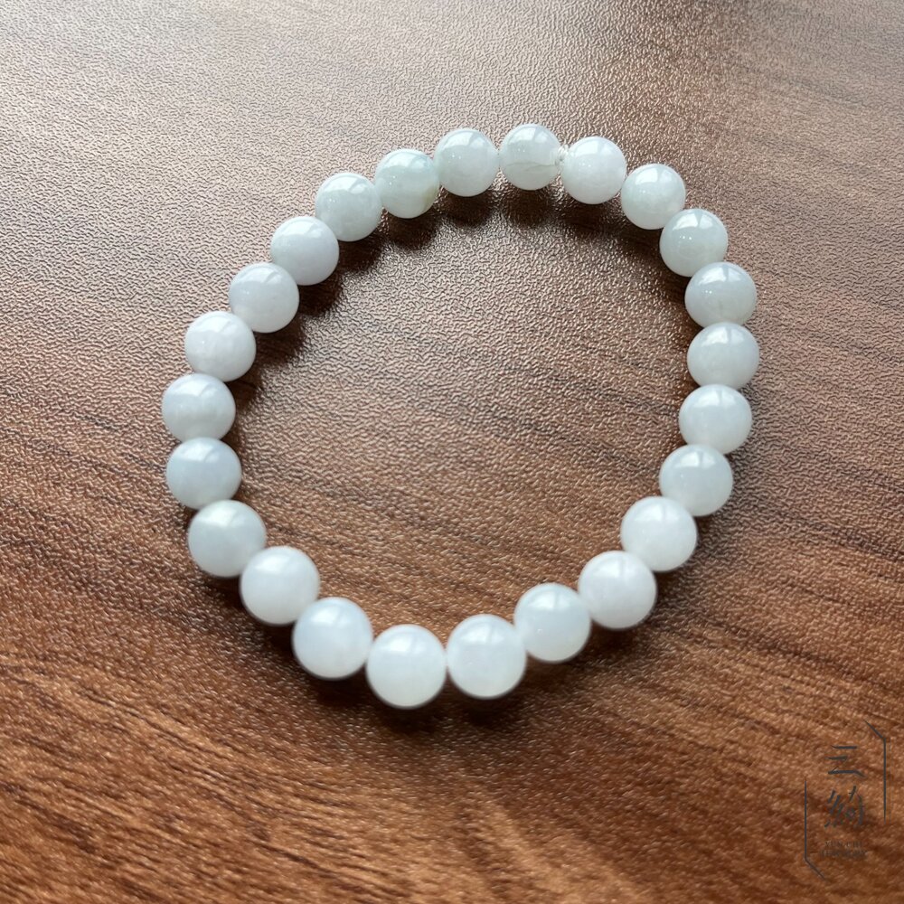 天然緬甸A貨翡翠。冰種 紫羅蘭 手串 7mm 封面照片