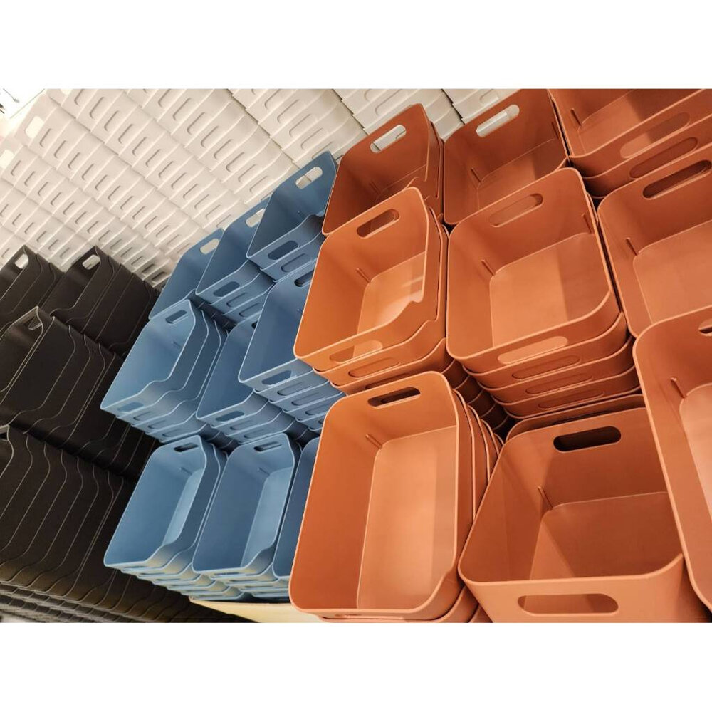 12406283365-IKEA UPPDATERA  收納盒 裝飾盒 整理盒 霧面塑膠