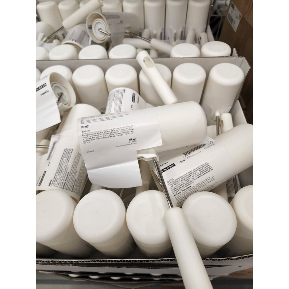 18745206442-IKEA PEPPRIG 毛絮黏把 除塵滾輪 黏毛器 附收納套 衣物除毛 寵物毛髮清潔 滾筒黏毛器