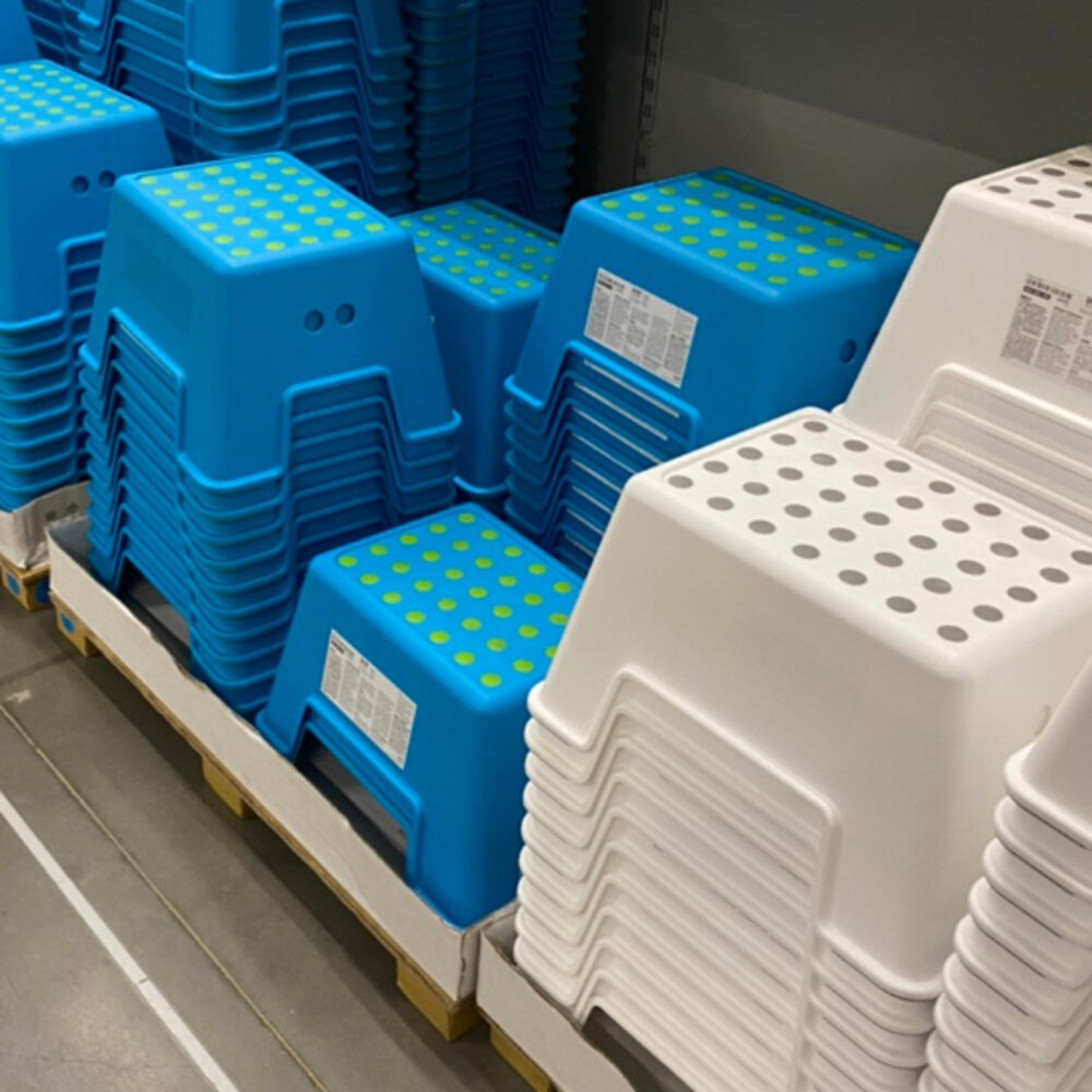 23449156302-IKEA BOLMEN 墊腳凳 兒童腳洗手凳子 小椅子