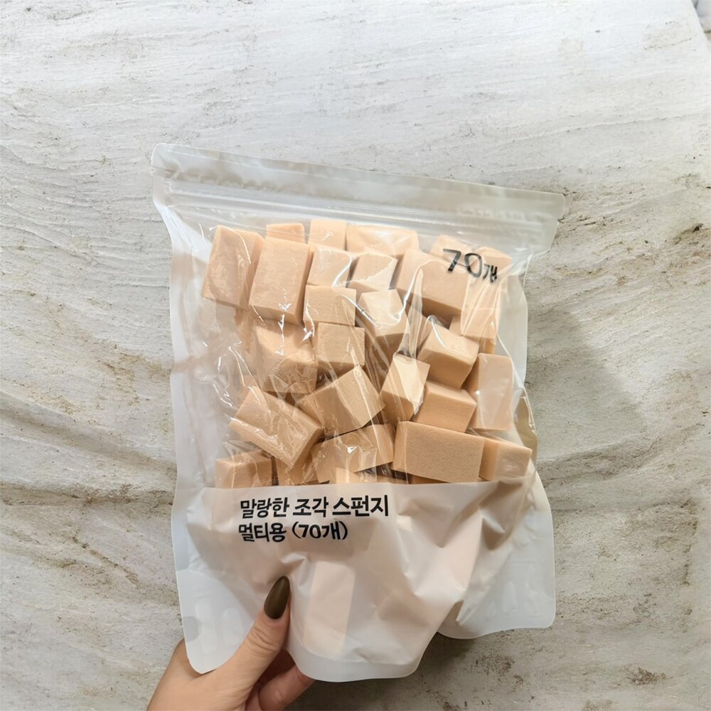 260215104306-OLIVE YOUNG 多用途化妝海綿  上妝工具 超大包裝70入