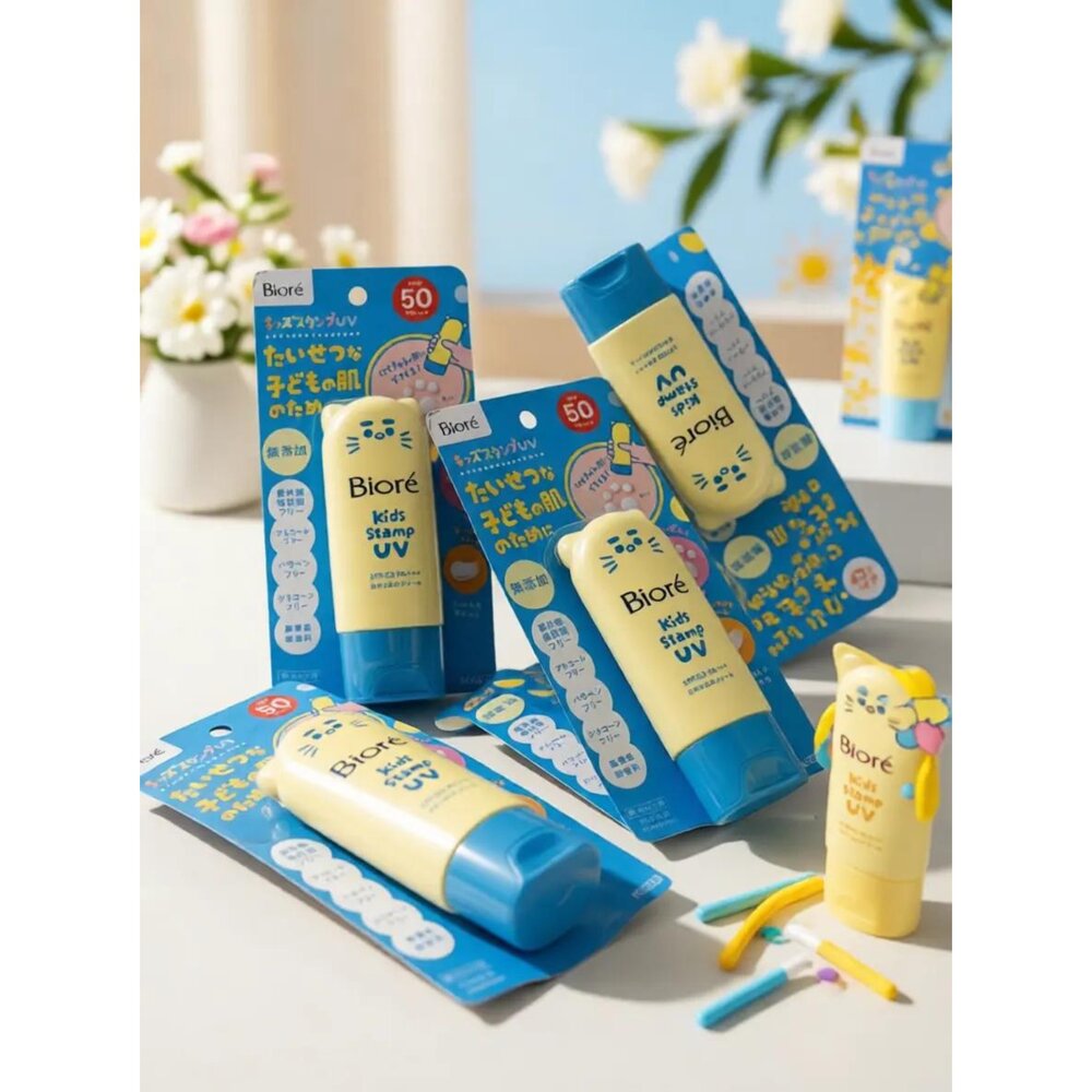 260512202159-日本 Biore Kids Stamp UV 貓掌防曬印章｜兒童防曬 SPF50 PA+++｜可愛貓咪造型70G