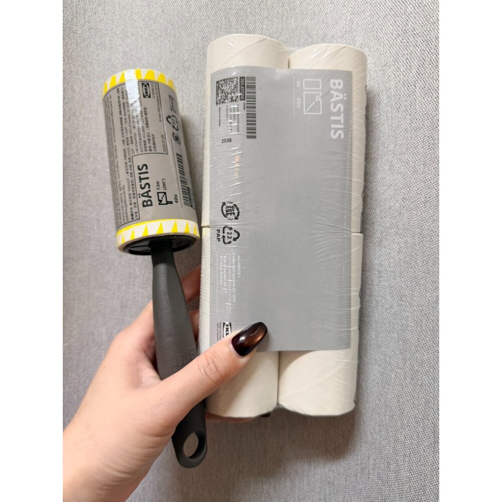 260518144729-IKEA BÄSTIS 黏毛滾輪補充包｜除塵黏毛器｜衣物毛髮清潔｜寵物家庭必備