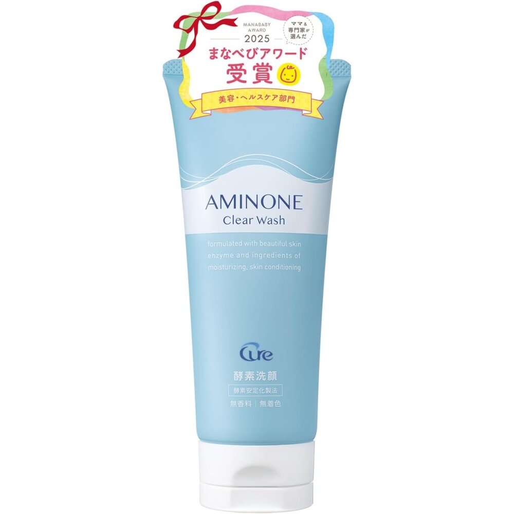 260609192756-Cure AMINONE 酵素洗面乳 130g 胺基酸洗面乳 CICA積雪草 酵素潔顏 毛孔清潔 溫和洗面乳 日本洗面乳