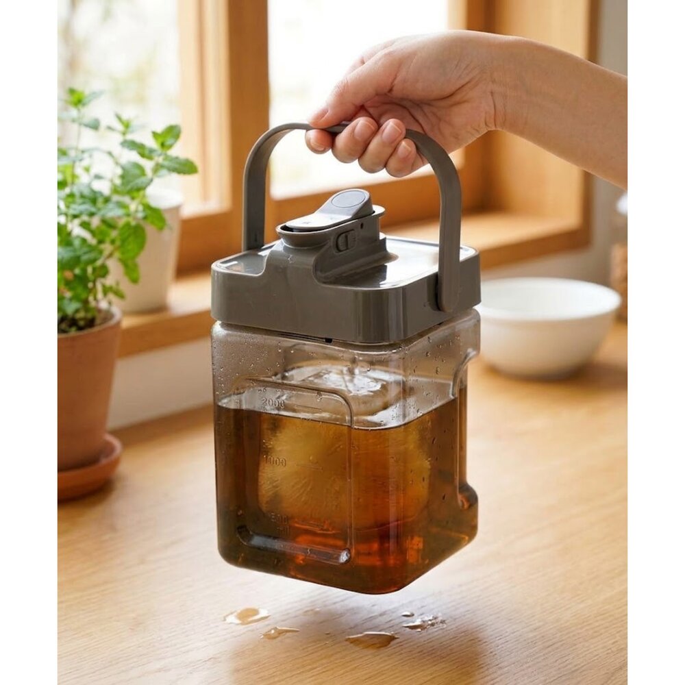  3COINS KITINTO 飲料分裝器 2.3L｜冰箱冷水壺｜按壓式出水｜大容量冷泡茶壺