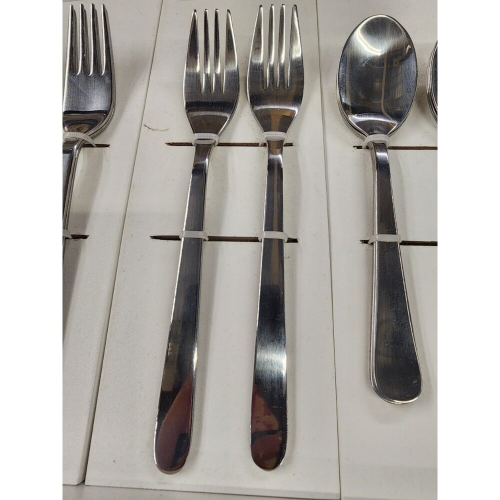 26860596448-IKEA 不鏽鋼餐匙 湯匙 西餐匙 攪拌匙 餐具組  北歐簡約風 銀色質感 刀子/叉子/湯匙