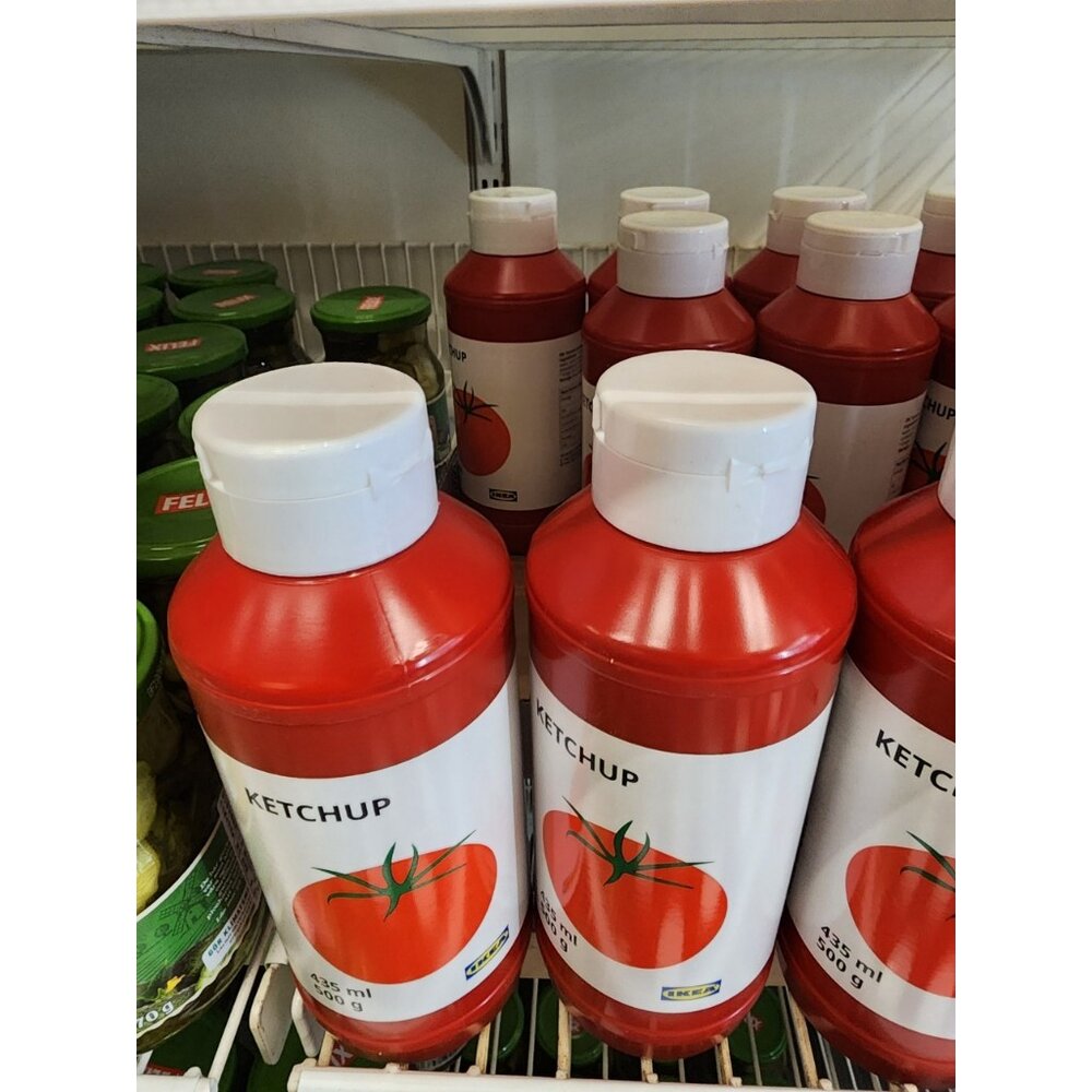 27431946438-IKEA 零食 SENAP MILD/KETCHUP 芥末醬 番茄醬 500G