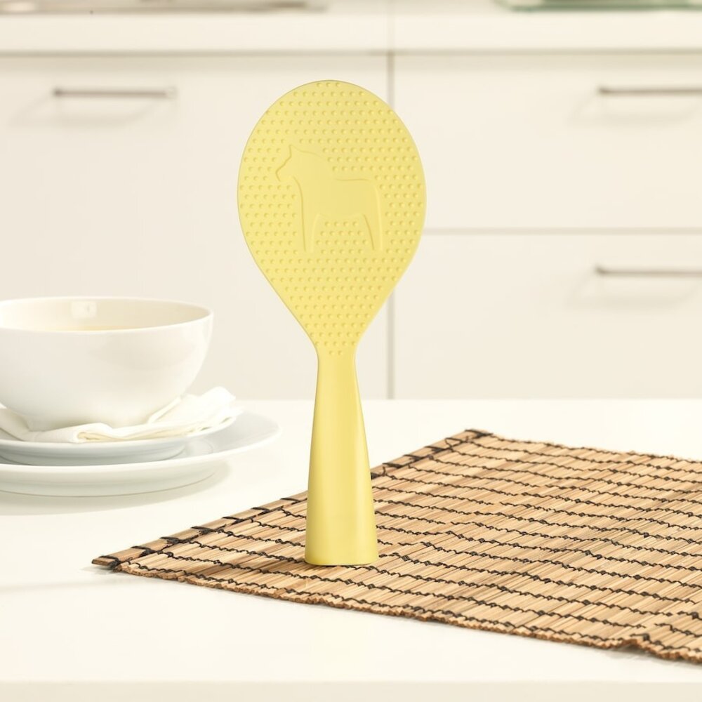27909239437-IKEA 黃色小馬 站立飯匙 廚房用品