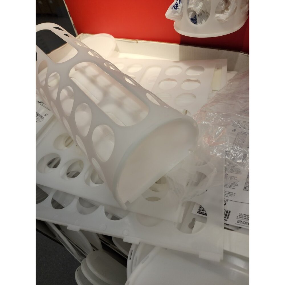 28701559211-IKEA VARIERA 垃圾桶 塑膠 單一色 白色
