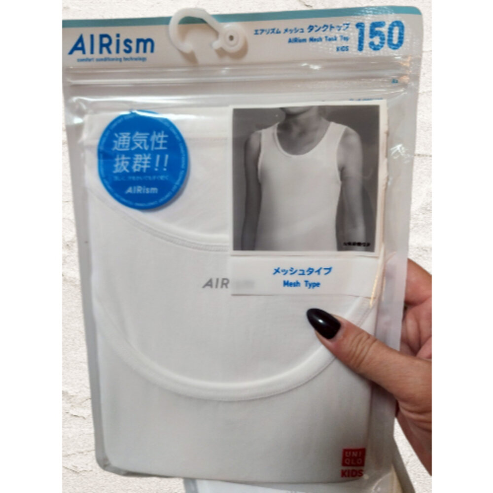 日本代購 UNIQLO 日本限定款 AIRism棉質坦克背心 排汗背心 排汗短袖 超快涼爽-圖片-6