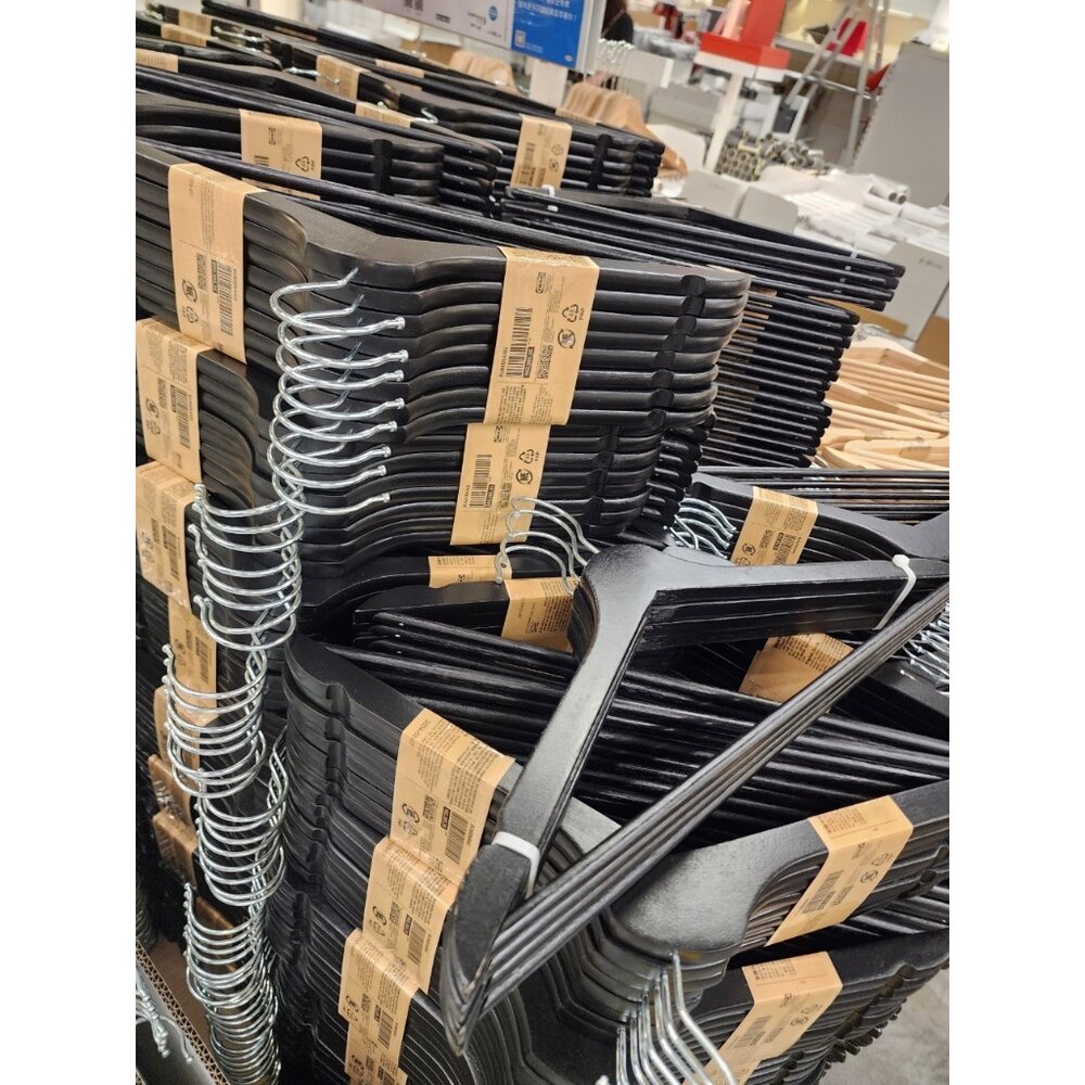 29502770099-IKEA BUMERANG 木質衣架｜ 實木衣架 衣櫃收納 衣架推薦