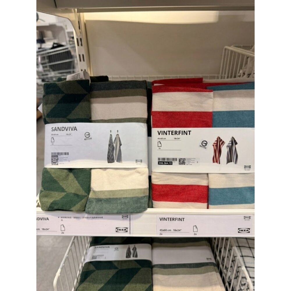 306805-IKEA  廚用擦巾2件組｜｜45×60cm｜廚房擦拭巾｜居家清潔布｜北歐風廚房用品