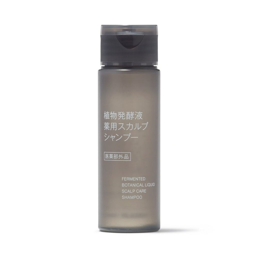 40561371308-日本代購 無印良品 【無印風日系】植萃發酵液 頭皮護理洗髮精｜舒緩止癢｜控油潔淨｜日本原裝旅行包裝50ML