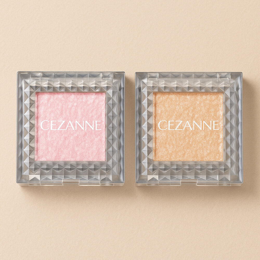 43118384911-日本彩妝【CEZANNE】珠光單色眼影 Pearl Glow Eyes 高光澤 亮眼提亮 兩色可選