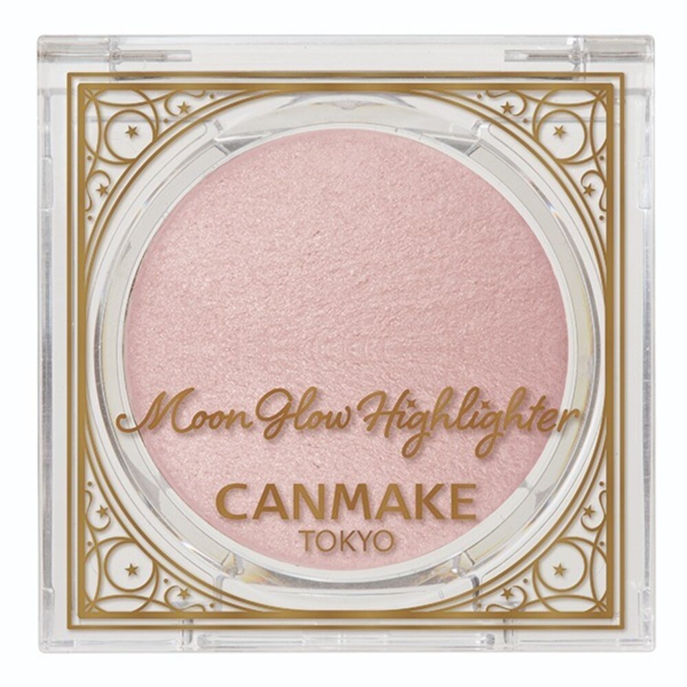 日本彩妝 CANMAKE 月光打亮餅|Moon Glow Highlighter|自然光澤不顯毛孔|日系高光推薦-圖片-2