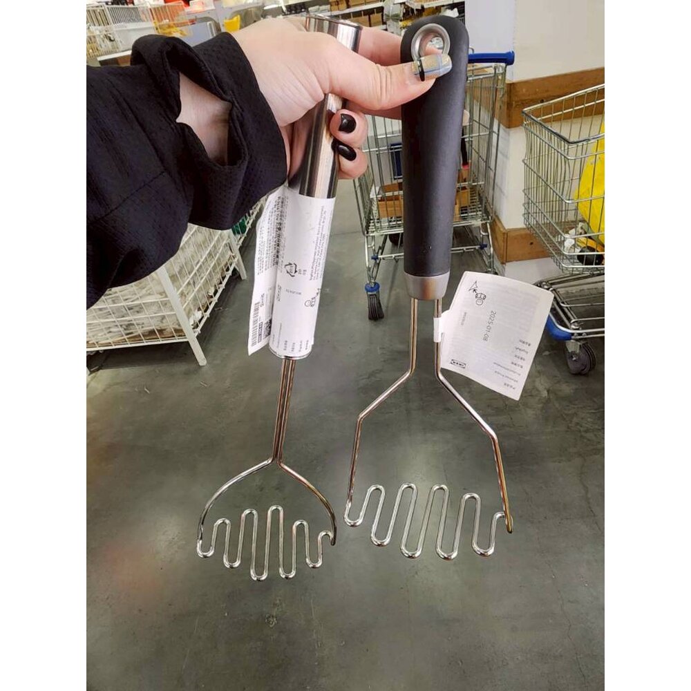 46301041638-IKEA KONCIS/365+ HJÄLTE 高階版搗碎器 馬鈴薯搗碎器 不鏽鋼壓泥器 壓泥器 廚房料理工具