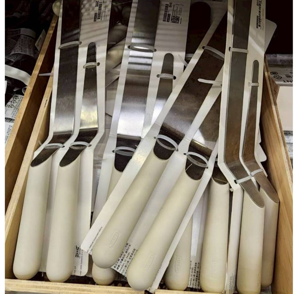 50550196823-IKEA LÄTTBAKAD 烘焙工具系列｜曲柄抹刀 餅乾模 麵糰切割板 烘焙器具 烘焙輔助工具組